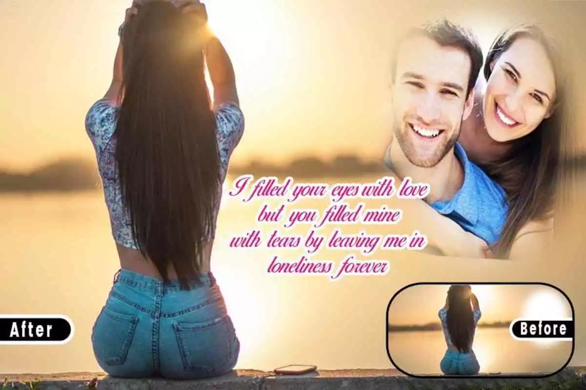 Play Miss You photo frame photo editor | photo mixer